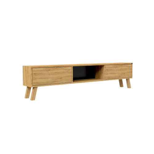 Szafka RTV-18 Drewno Lite Dąb Loft Lakier Rozmiary od 100 cm do 200 cm PREMIUM